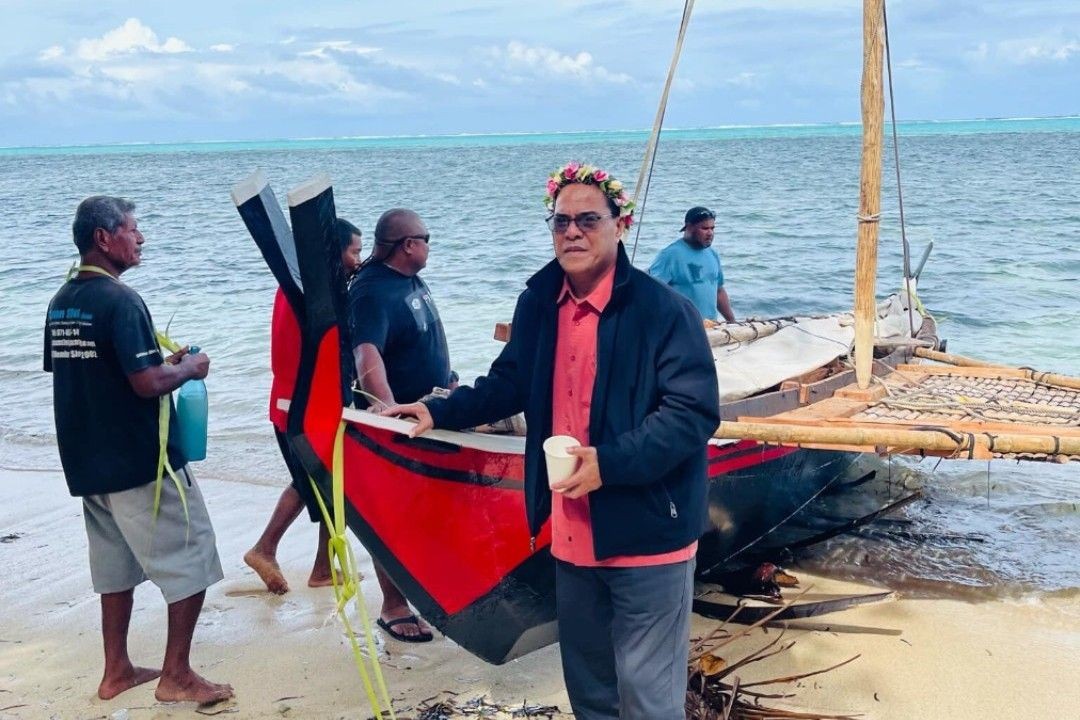 FSM President Leads Historic TNS Canoe Relaunch for 55th Yap Day